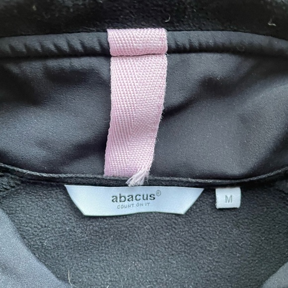 WOMEN’S Golf softshell Jacket Navy and Pink size M by Abacus - Picture 4 of 16